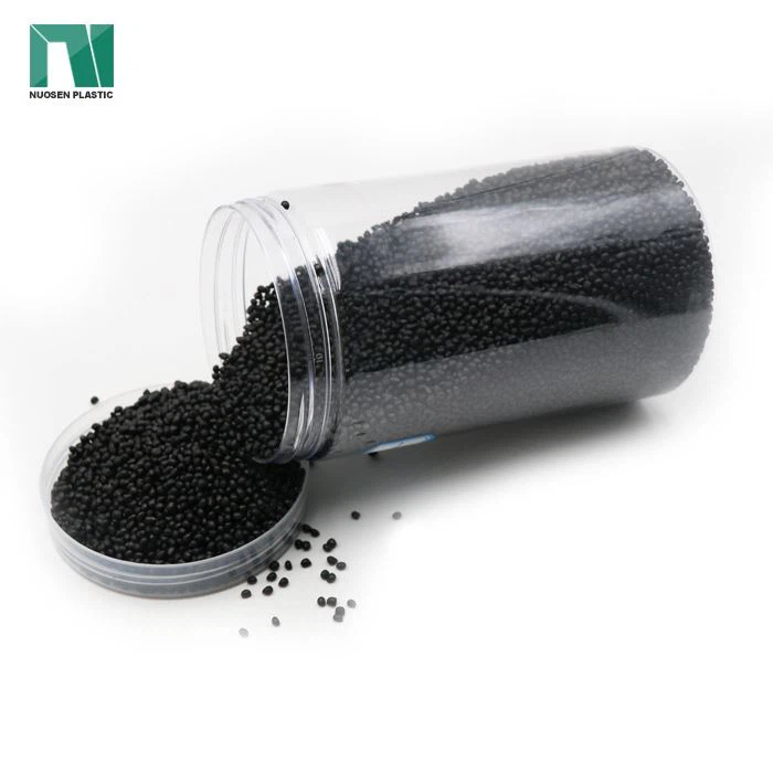 Biodegradable PVC Cables Plastic Product Good Dispersing Black Masterbatches for Home Appliances and Packing